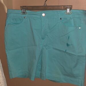 Bandoline size 16 women’s shorts mint color